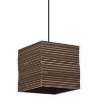 LEDVANCE DECOR Pendelleuchte Decor Cardboard Square braun, E27, inkl. Leuchtmittel-LEDVANCE Shop