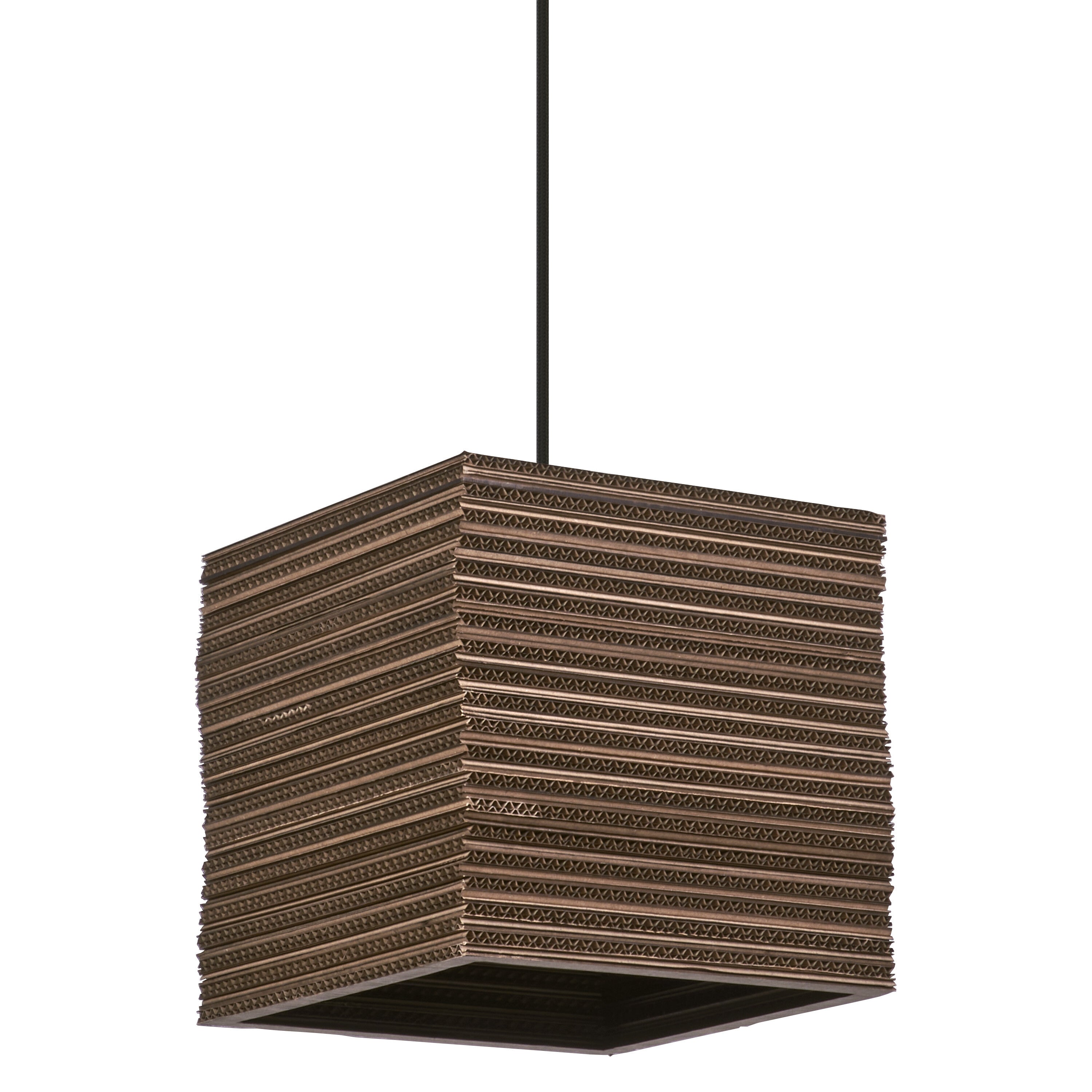 LEDVANCE DECOR Pendelleuchte Decor Cardboard Square braun, E27, inkl. Leuchtmittel-LEDVANCE Shop