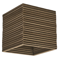 OSRAM DECOR Deckenleuchte Decor Cardboard Square braun, E27