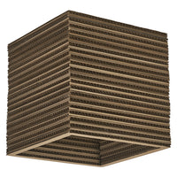 LEDVANCE DECOR Deckenleuchte Decor Cardboard Square braun, E27, inkl. Leuchtmittel-LEDVANCE Shop