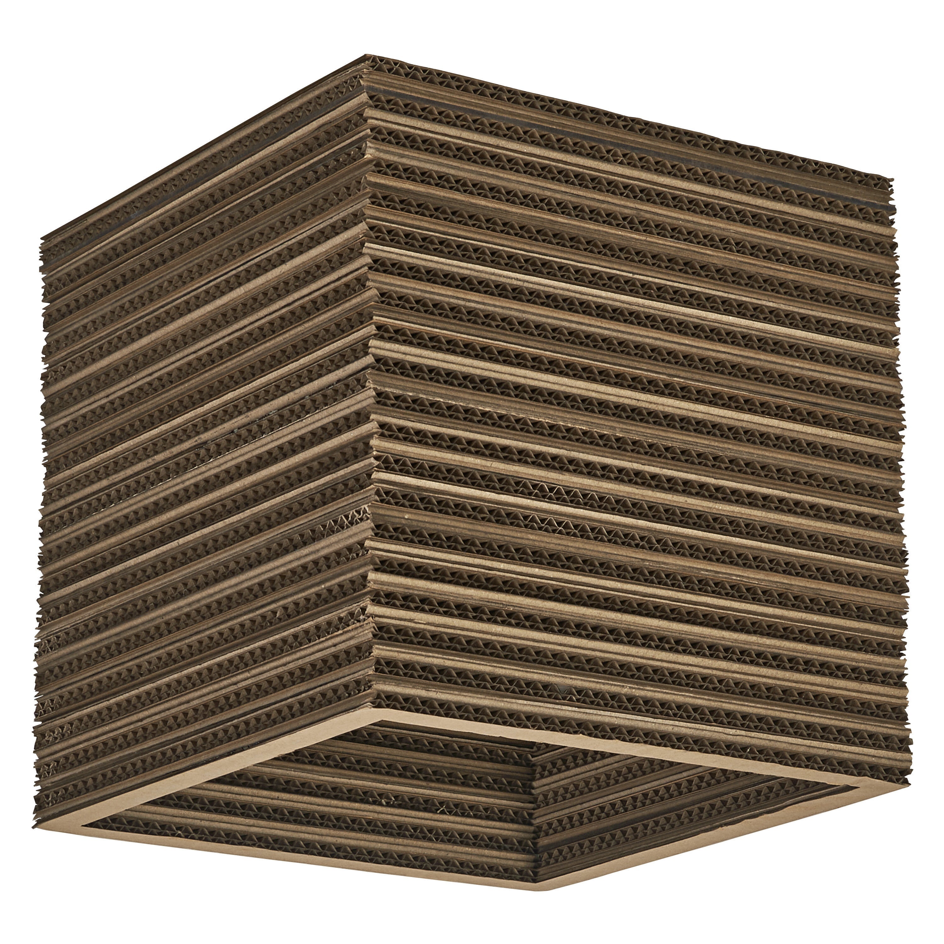 LEDVANCE DECOR Deckenleuchte Decor Cardboard Square braun, E27, inkl. Leuchtmittel-LEDVANCE Shop