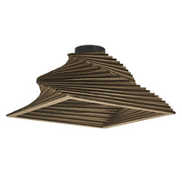 LEDVANCE DECOR Deckenleuchte Decor Cardboard Square Turn braun, inkl. Leuchtmittel-LEDVANCE Shop