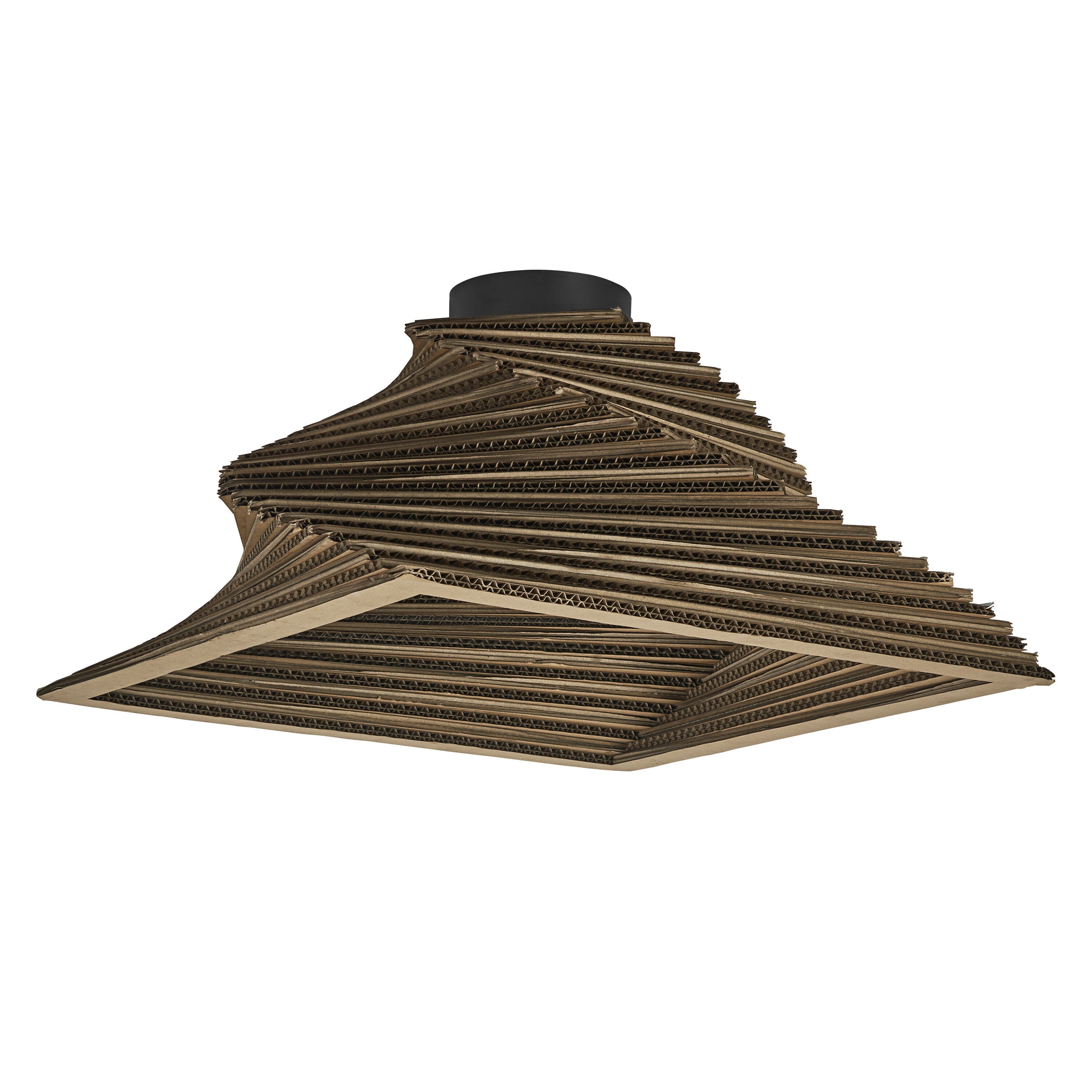 LEDVANCE DECOR Deckenleuchte Decor Cardboard Square Turn braun, inkl. Leuchtmittel-LEDVANCE Shop