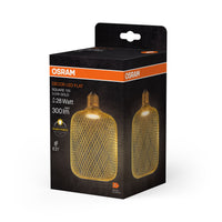 OSRAM DECOR LED Flatlampe Lampe Gold, 3.5W, 300lm, Frosted, 100mm , Warmweiß , E27-LEDVANCE Shop