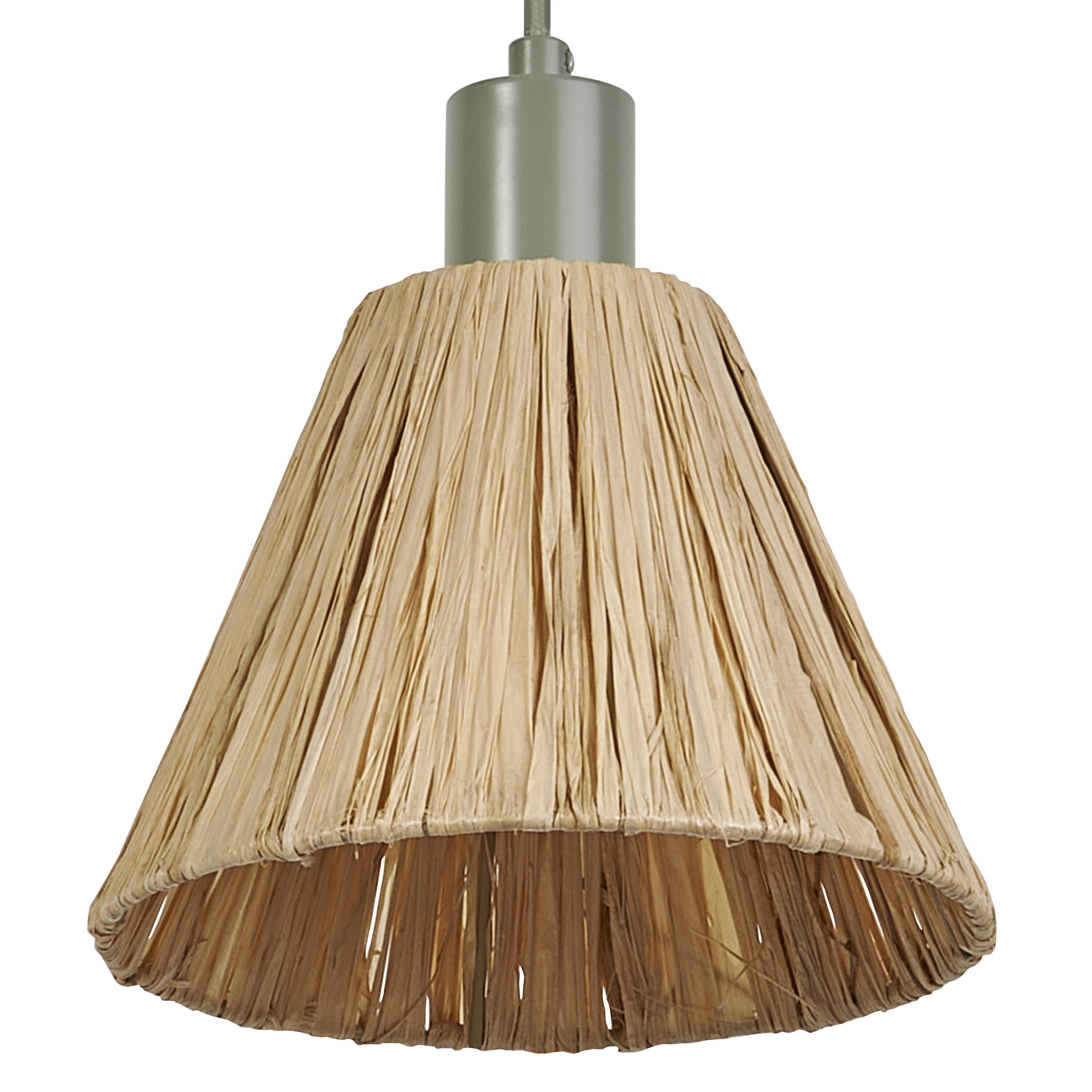 LEDVANCE DECOR Pendelleuchte Decor Raffia grün-braun, E27, 200 mm, inkl. Leuchtmittel-LEDVANCE Shop