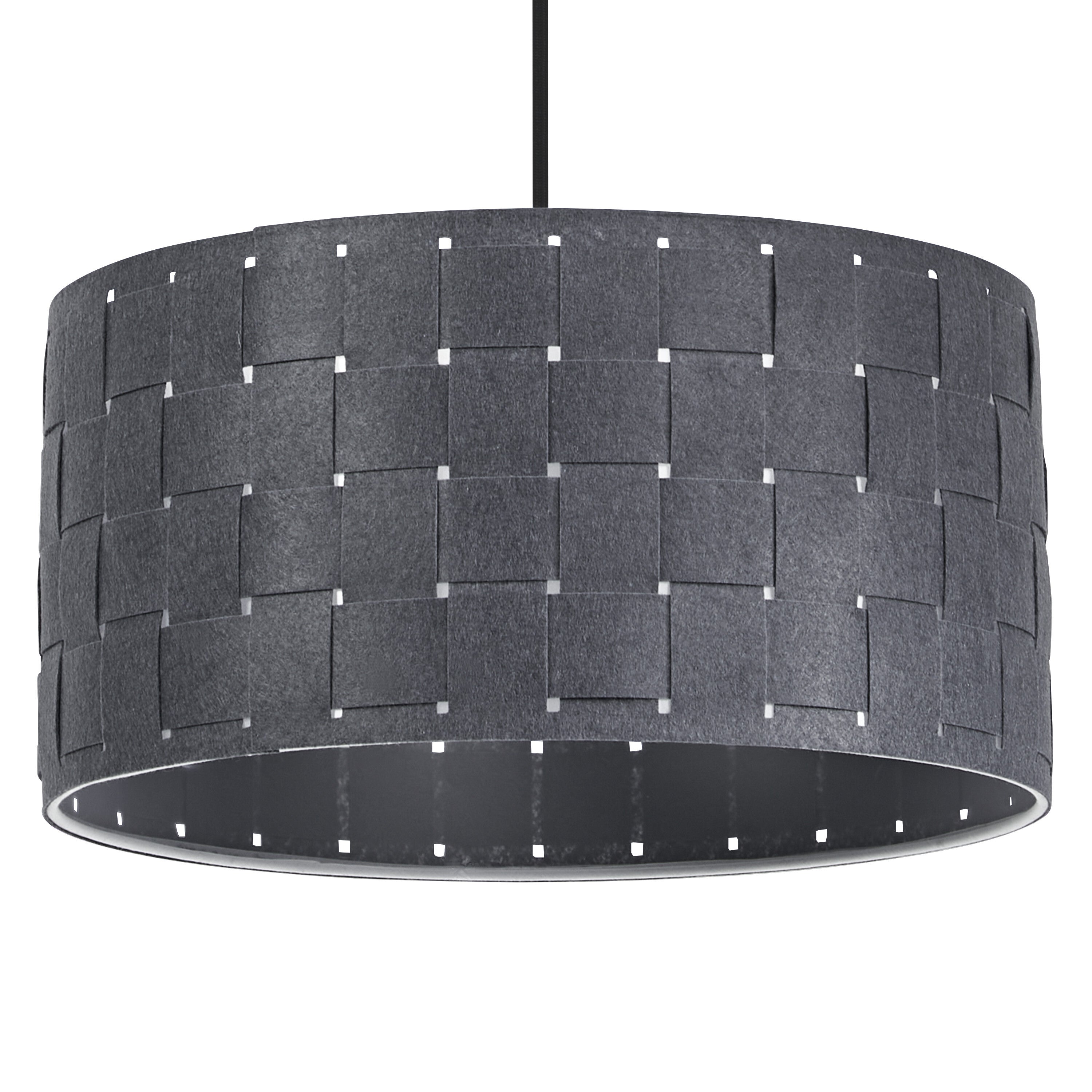 LEDVANCE DECOR Pendelleuchte Decor Felt Weaving grau, E27, 380 mm, inkl. Leuchtmittel-LEDVANCE Shop
