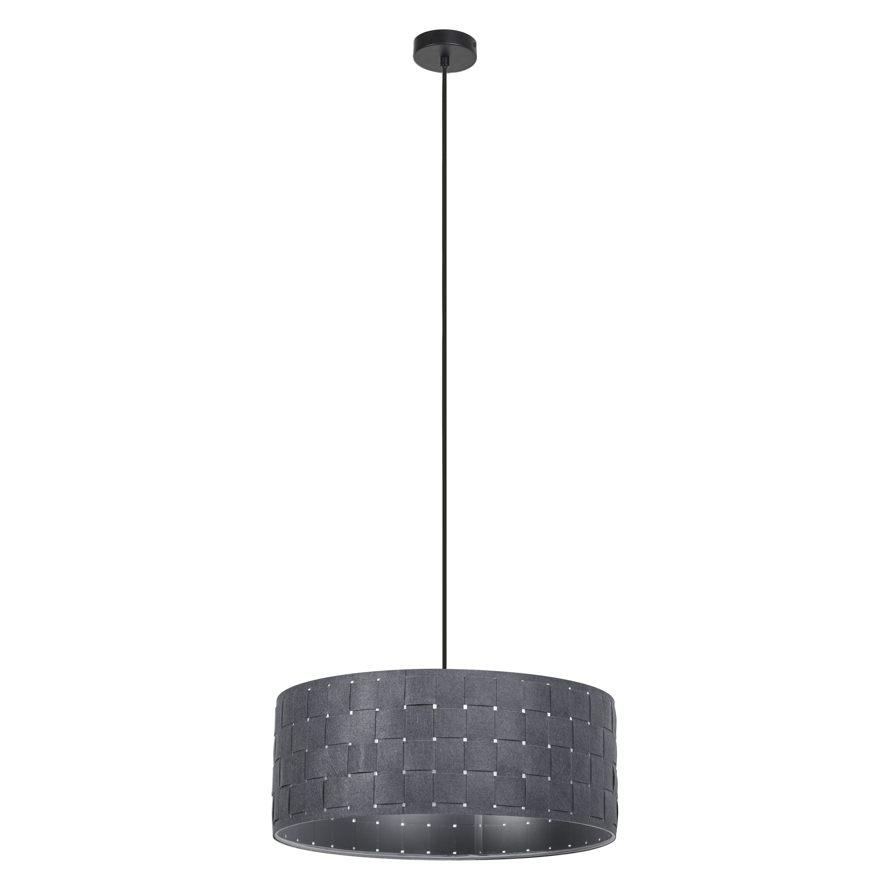 LEDVANCE DECOR Pendelleuchte Decor Felt Weaving dunkelgrau, 3xE27, inkl. Leuchtmittel-LEDVANCE Shop