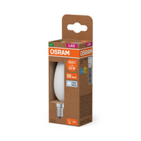 OSRAM LED CLASSIC B ENERGY EFFICIENCY A , LED-Lampe, Bleifreies Glas, Matt, 1,2 W, (ex 25 W), 255 lm, Kaltweiß, 4000 K, Energieeffizienzklasse: A, CRI 80