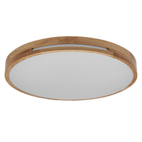 OSRAM ORBIS Woodburry Deckenleuchte dimmbar Click-DIM 24W 390mm Holz