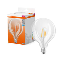 OSRAM LED Star Classic Lampe, Ballform, 7W, 806lm, Klar, E27 , Kaltweiß-LEDVANCE Shop