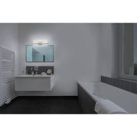 OSRAM Orbis Mirror Spiegelleuchte, Badezimmer, Click-CCT, 10W, 60cm, Holzdekor, IP44
