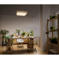 OSRAM ORBIS Alicia Deckenleuchte dimmbar Click-DIM 16W 292x292mm Holzdekor