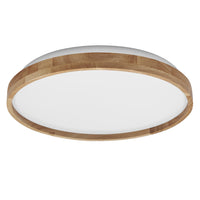 OSRAM ORBIS Alison Deckenleuchte 24W dimmbar Click-DIM 395mm Holzdekor