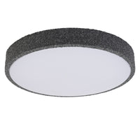 LEDVANCE ORBIS Yummy LED-Deckenleuchte mit Metallring, schwarz, 16W, 1000lm, 3000K, 285mm, 830 freundliches Warmweiß, durch Klicken dimmbar, IP20 Schutz, Montageschrauben und Dübel inklusive