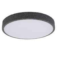 LEDVANCE ORBIS Yummy LED-Deckenleuchte mit Metallring, schwarz, 24W, 1450lm, 3000K, 390mm, 830 freundliches Warmweiß, durch Klicken dimmbar, IP20 Schutz, Montageschrauben und Dübel inklusive