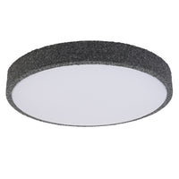 LEDVANCE ORBIS Yummy LED-Deckenleuchte mit Metallring, schwarz, 36W, 2600lm, 3000K, 490mm, 830 freundliches Warmweiß, durch Klicken dimmbar, IP20 Schutz, Montageschrauben und Dübel inklusive