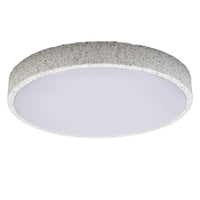 LEDVANCE ORBIS Yummy LED-Deckenleuchte mit Metallring, weiß, 24W, 1450lm, 3000K, 390mm, 830 freundliches Warmweiß, durch Klicken dimmbar, IP20 Schutz, Montageschrauben und Dübel inklusive
