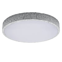 LEDVANCE ORBIS Yummy LED-Deckenleuchte mit Metallring, grau, 16W, 1000lm, 3000K, 285mm, 830 freundliches Warmweiß, durch Klicken dimmbar, IP20 Schutz, Montageschrauben und Dübel inklusive