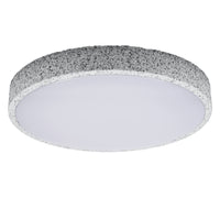LEDVANCE ORBIS Yummy LED-Deckenleuchte mit Metallring, grau, 24W, 1450lm, 3000K, 390mm, 830 freundliches Warmweiß, durch Klicken dimmbar, IP20 Schutz, Montageschrauben und Dübel inklusive