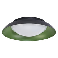 OSRAM ORBIS Plate Deckenleuchte 19W 310mm schwarz/grün