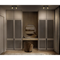 LEDVANCE DECOR Spot Firefly Wandleuchte, 2x2. 8W, E14, 500lm, 2700K, warmweiß, dimmbar, IP20, Metall/Glas, schwarz, LED enthalten und austauschbar
