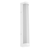 LEDVANCE ORBIS Tube Spiegel-/Wandleuchte mit LED, gefrostetes Glas/weiß, 9W, 900lm, dimmbar, 3000/4000K über Wandschalter einstellbar, 40cm Durchmesser, IP44 Schutz vor Fremdkörpern/Spritzwasser