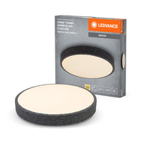 LEDVANCE ORBIS Yummy LED-Deckenleuchte mit Metallring, schwarz, 36W, 2600lm, 3000K, 490mm, 830 freundliches Warmweiß, durch Klicken dimmbar, IP20 Schutz, Montageschrauben und Dübel inklusive