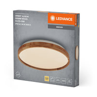 LEDVANCE ORBIS Alison Wand- und Deckenleuchte mit LED, 36W, 2600lm, 3000K, 500mm Durchmesser, freundliches Warmweiß, durch Klicken dimmbar, IP20 Schutz, Montageschrauben und Dübel inklusive