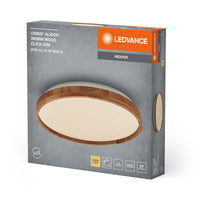 LEDVANCE ORBIS Alison Wand- und Deckenleuchte mit LED, 24W, 1500lm, 3000K, 395mm Durchmesser, freundliches Warmweiß, durch Klicken dimmbar, IP20 Schutz, Montageschrauben und Dübel inklusive