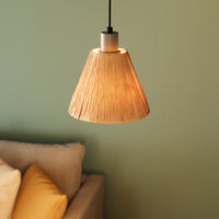 LEDVANCE DECOR Pendelleuchte Decor Raffia grün-braun, E27, 200 mm, inkl. Leuchtmittel-LEDVANCE Shop