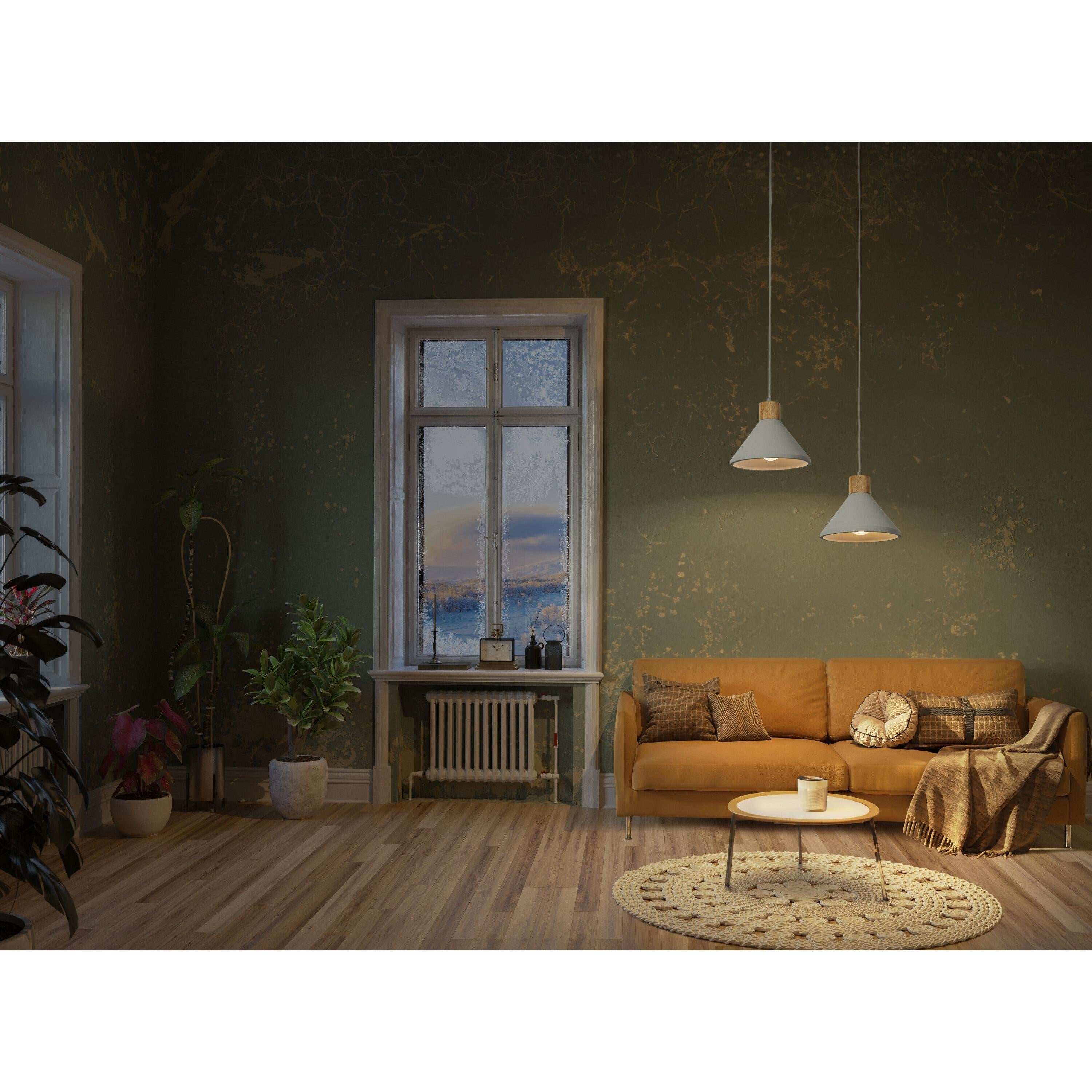LEDVANCE DECOR Concrete Wood Beton Pendelleuchte, E27, 220 mm, inkl. Leuchtmittel-LEDVANCE Shop
