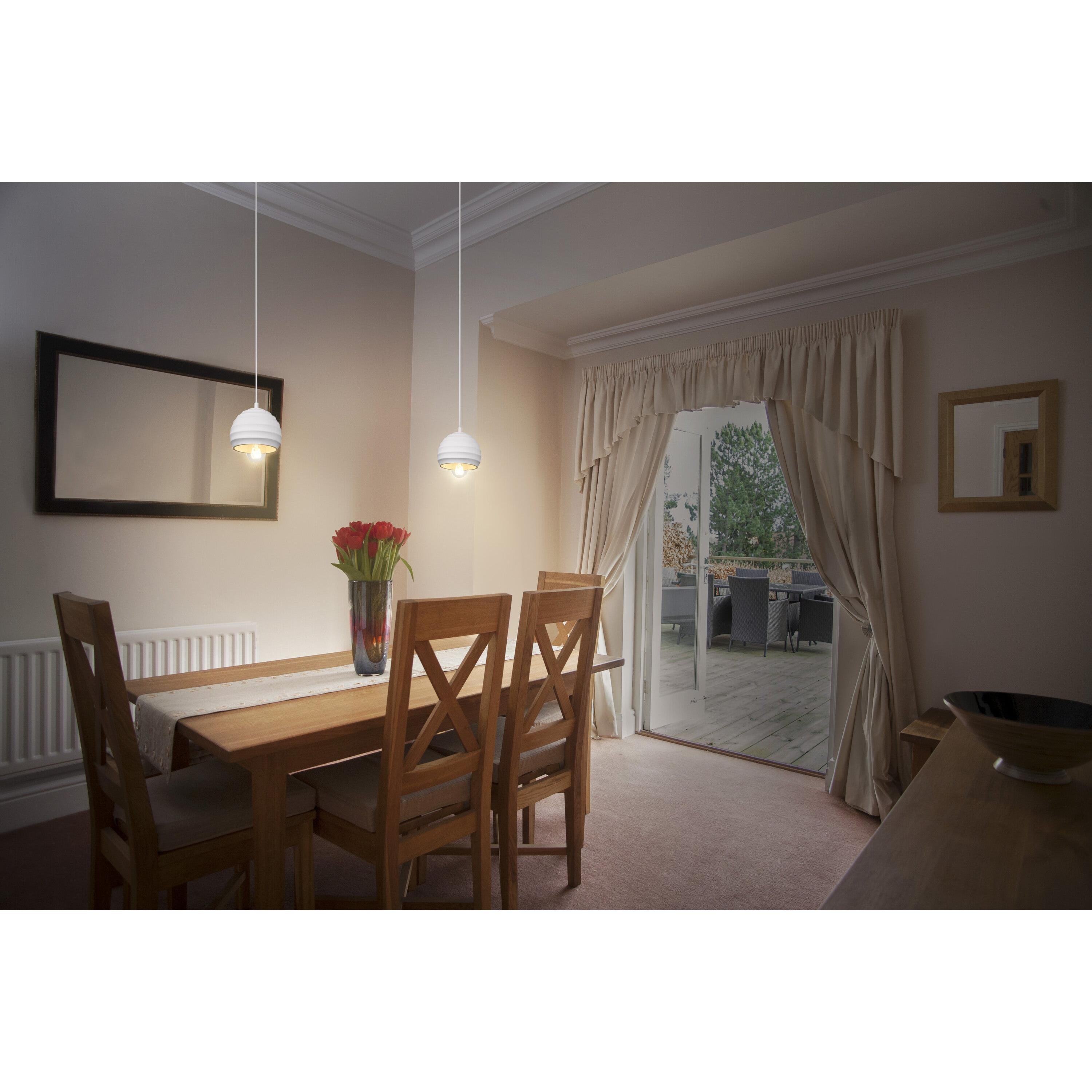 LEDVANCE DECOR Plaster Gips-Leuchte, Pendelleuchte E27, 160 mm, inkl. Leuchtmittel-LEDVANCE Shop