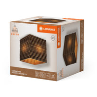 LEDVANCE DECOR Deckenleuchte Decor Cardboard Square braun, E27, inkl. Leuchtmittel-LEDVANCE Shop