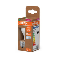 OSRAM LED CLASSIC P ENERGY EFFICIENCY A , LED-Lampe, Bleifreies Glas, Matt, 1,2 W, (ex 25 W), 255 lm, Kaltweiß, 4000 K, Energieeffizienzklasse: A, CRI 80