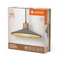 LEDVANCE DECOR Concrete Wood Beton Pendelleuchte, E27, 320 mm, inkl. Leuchtmittel-LEDVANCE Shop