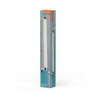 LEDVANCE ORBIS Tube Spiegel-/Wandleuchte mit LED, gefrostetes Glas/Chrom, 12W, 1200lm, dimmbar, 3000/4000K über Wandschalter einstellbar, 60cm Durchmesser, IP44 Schutz vor Fremdkörpern/Spritzwasser