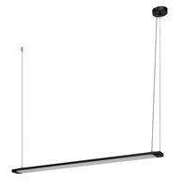 LEDVANCE Office Line Slab, flache Bürodeckenleuchte, 1. 2 m, 40 W, 4100 lm, 4000 K, 840 kaltweiß, 3-stufig dimmbar, schwarzes Aluminium, IP20