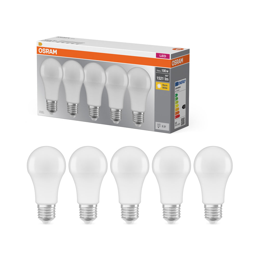 OSRAM LED BASE Classic A 13W 827 matt E27