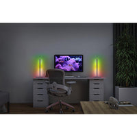 OSRAM Wifi SMART+ CORNER MAGIC Tischleuchte, RGB, 77lm, 7.5W, Remote Control, Silber