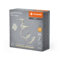 LEDVANCE FLEX dekorative batteriebetriebene COB-Streifen mit warmweißem Licht, 2 m, 3. 3W, 150lm, 3000K, 830 warmweiß, IP20, gelb, Silikon, Leuchtmittel nicht austauschbar