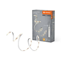 LEDVANCE FLEX MOTION SENSOR batteriebetriebener LED-Streifen mit warmweißem Licht und Bewegungssensor, 1m, 2W, 100lm, 3000K, 830 warmweiß, nicht dimmbar, IP20, Leuchtmittel nicht austauschbar