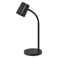 LEDVANCE Office Line Trapezium Schreibtischleuchte mit biegsamem Flexarm in Schwarz aus Kunststoff, GU10-Sockel, IP20-Schutz, für Home Office