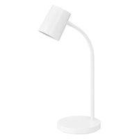LEDVANCE Office Line Trapezium Schreibtischleuchte mit biegsamem Flexarm in Weiß aus Kunststoff, GU10-Sockel, IP20-Schutz, für Home Office
