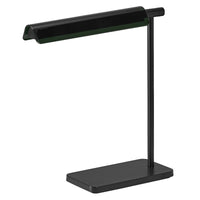 LEDVANCE Office Line Desk Roof Schreibtischleuchte mit induktivem Laden und 3-stufiger Dimm- und Farbtemperaturanpassungsfunktion in Schwarz aus Metall und Kunststoff, IP20-Schutz, für Home Office