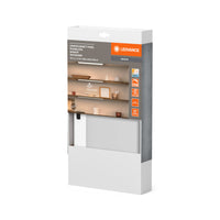 LEDVANCE Unterschrankpaneel rahmenlos, 30x20 cm, 7. 5 W, 450 lm, 3000/4000/6500 K, warmweiß/kaltweiß/Tageslicht, CCT dimmbar, weiß, Kunststoff (PC), IP20