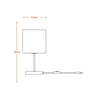 LEDVANCE DECOR Tischleuchte Decor Cardboard Cylinder braun, 200 mm, inkl. Leuchtmittel-LEDVANCE Shop