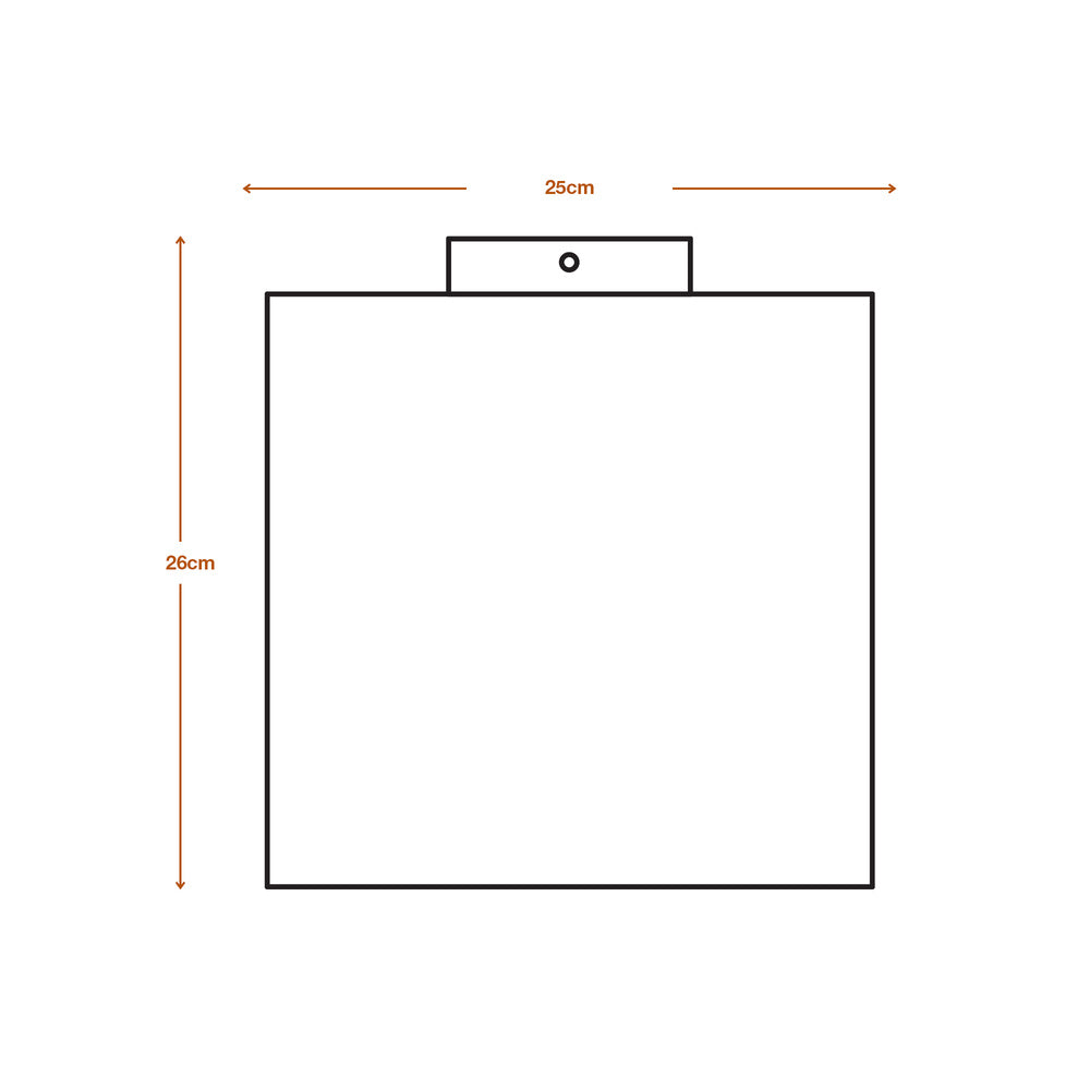 LEDVANCE DECOR Deckenleuchte Decor Cardboard Square braun, E27, inkl. Leuchtmittel-LEDVANCE Shop