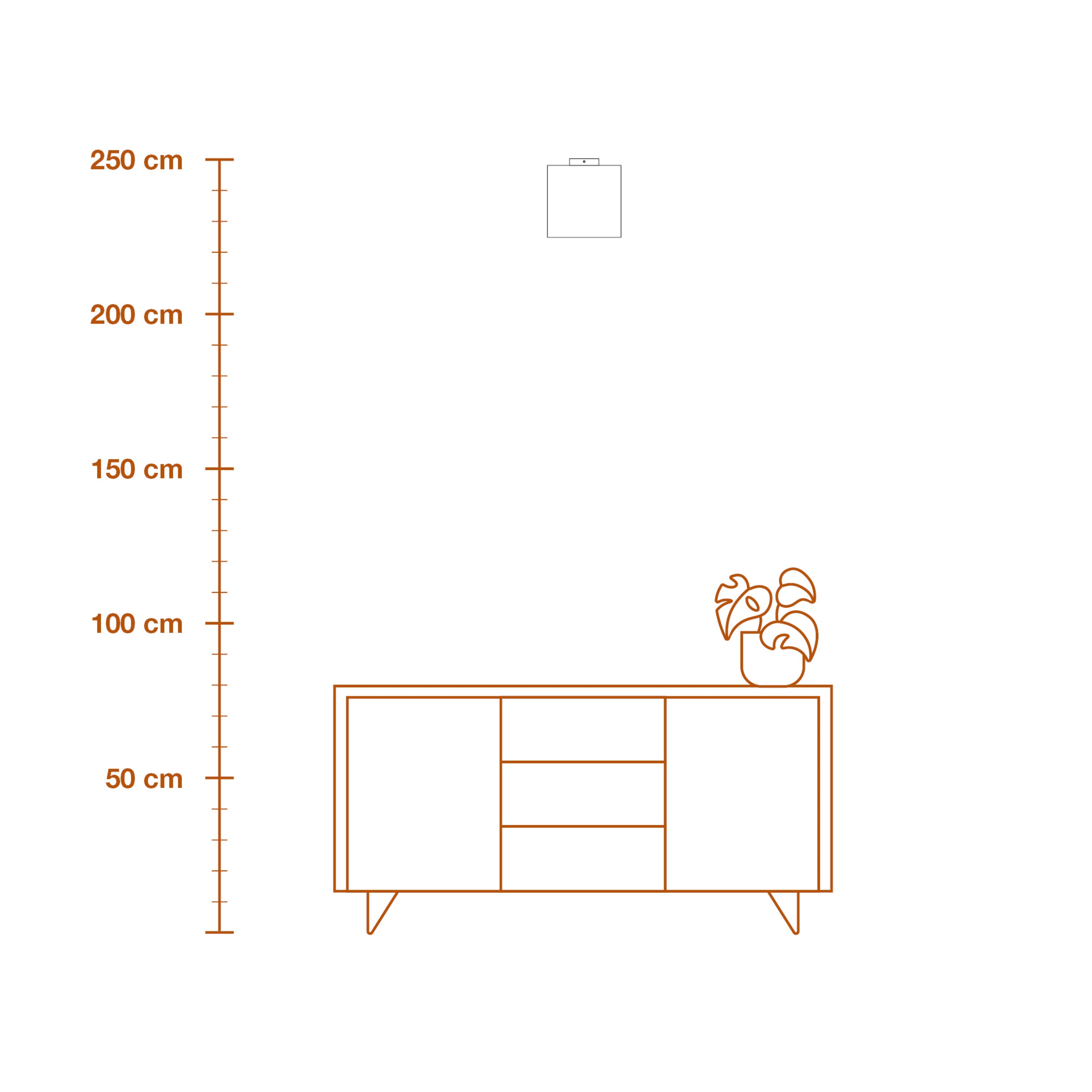LEDVANCE DECOR Deckenleuchte Decor Cardboard Square braun, E27, inkl. Leuchtmittel-LEDVANCE Shop