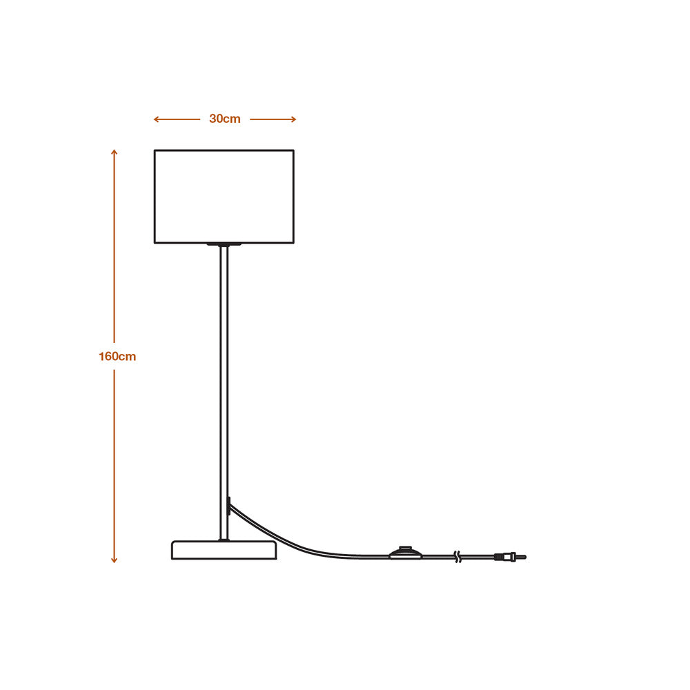 LEDVANCE DECOR Standleuchte Decor Cardboard Square braun, E27, inkl. Leuchtmittel-LEDVANCE Shop