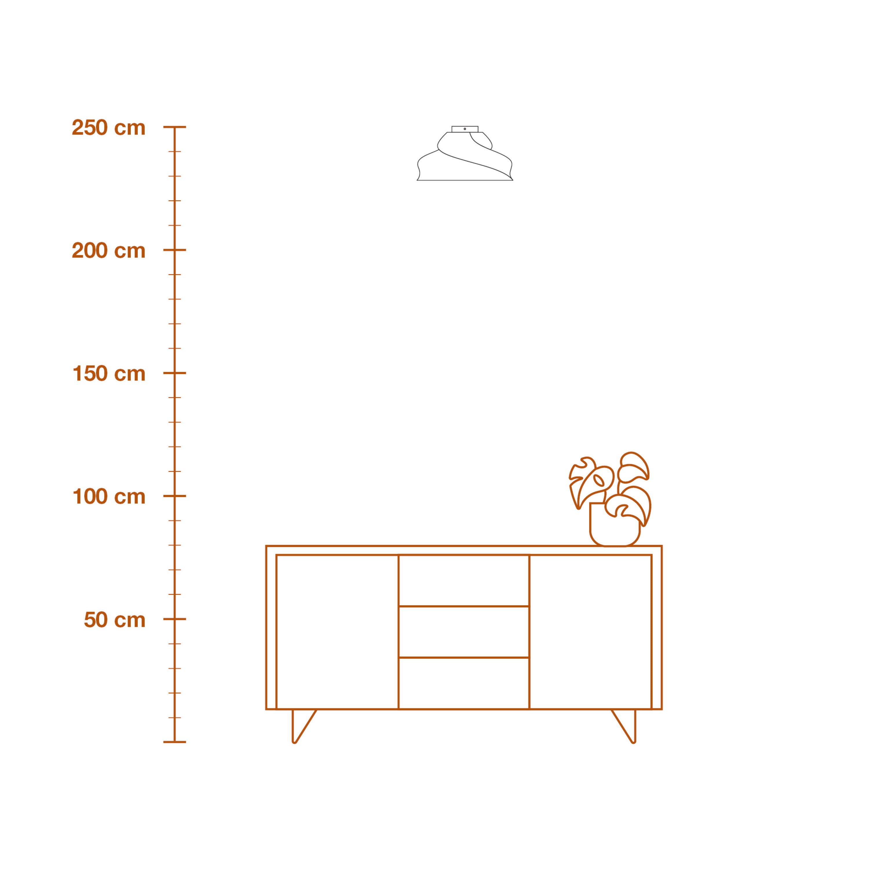 LEDVANCE DECOR Deckenleuchte Decor Cardboard Square Turn braun, inkl. Leuchtmittel-LEDVANCE Shop